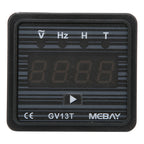 Horometro Voltímetro Digital Medidor Voltaje Frecuencia 220v