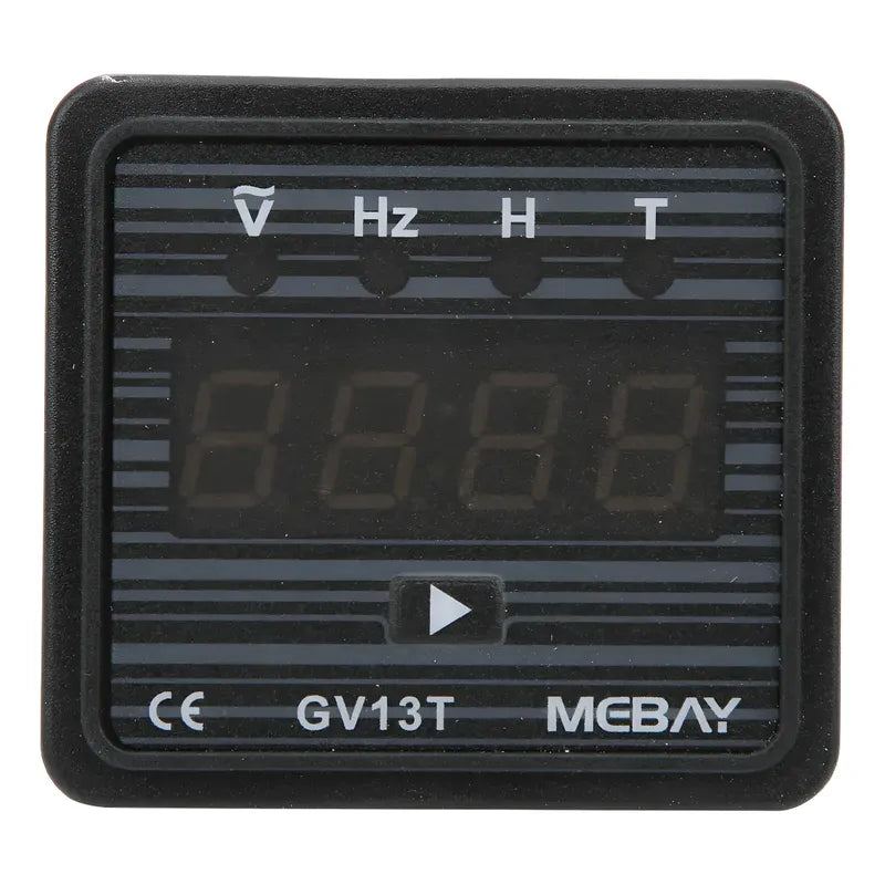 Horometro Voltímetro Digital Medidor Voltaje Frecuencia 220v