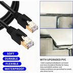 Cable De Red 30mt Cat8 40gbps 2000mhz Categoria 8 Rj45 Ftp