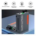 Convertidor Fibra Optica Ethernet Ftth Htb-gs-03 10/100/1000