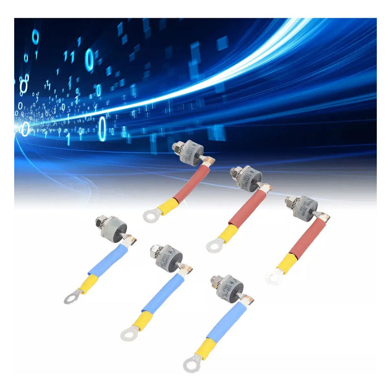 Set 6 Diodos Para Leroy Somer Lsa461 82pfr80 82pf80 Varistor