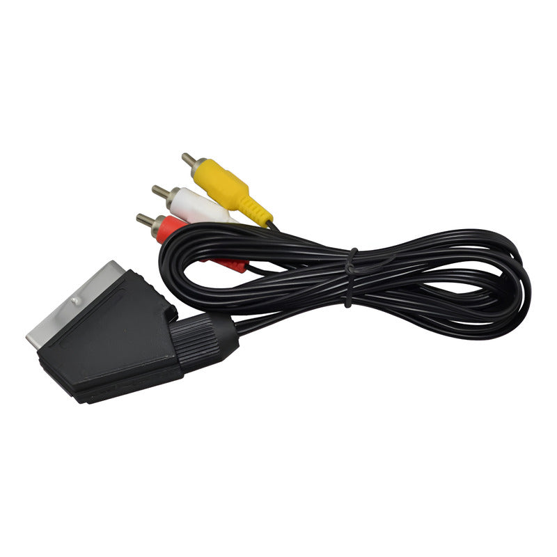 Cable Adaptador Scart A Rca Av 3 Rca Audio Video Tv 2 Metros