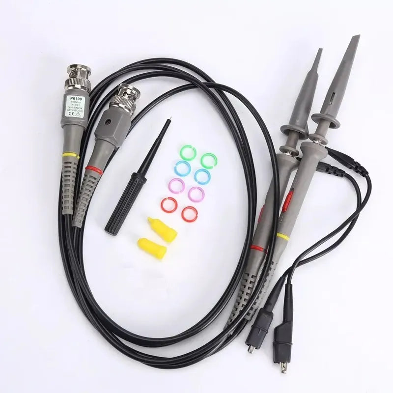 2x Punta Sonda Osciloscopio Kit 0-100mhz P6100