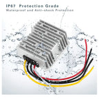 Convertidor Regulador Step Up Dc-dc 12v A 24v 240w 10a Ip68