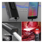 Compresor Aire Inflador Portatil Neumático Cargador Linterna