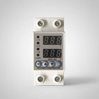 Protector Digital Ajustable Voltaje Amperaje 63a 220v Din Beige
