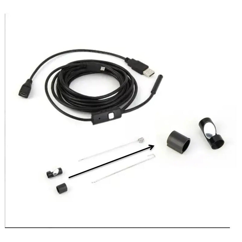 Camara Tipo Sonda Endoscopio Android 2 Metros 5mm