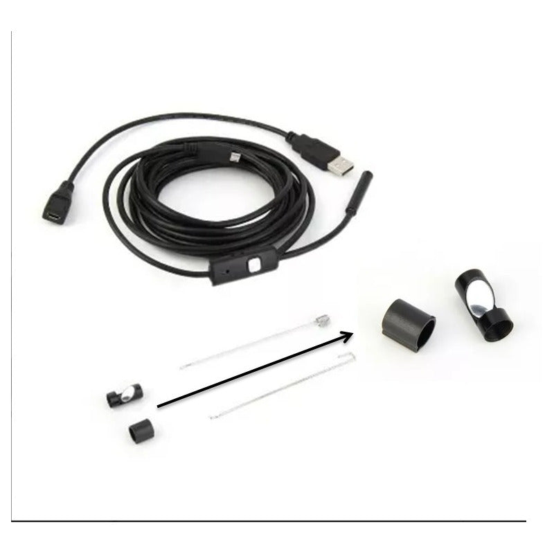 Camara Endoscopio Usb Android Pc Boroscopio 2mt 7mm Led