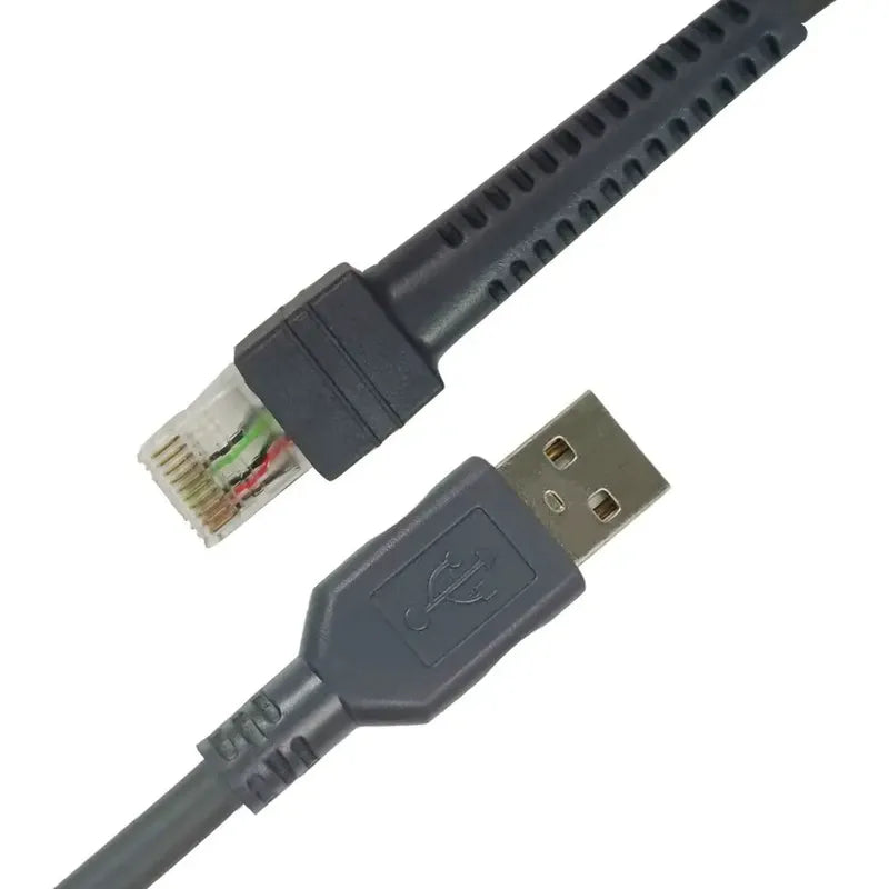 Cable Usb Para Zebra Cba-u46-s07za Ds3608 Ds3678 Ds4608 8108 Negro Usb