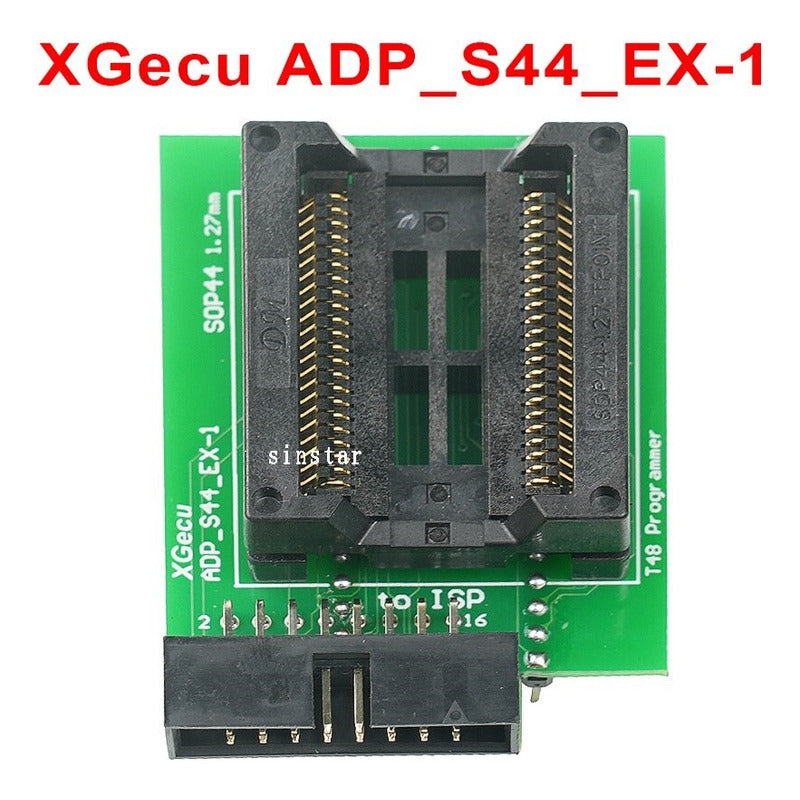 Adaptador Adp_s44-ex-1 Sop44 Soic44 Xgecu T48 (tl866-3g) Verde Negro