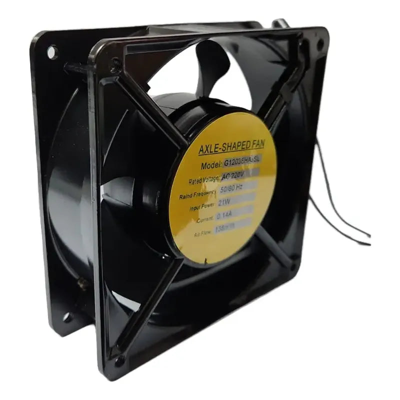 Ventilador Fan Cooler G12038ha2sl 220v 120x38mm 21w 50/60hz Negro