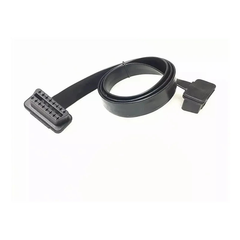 Cable De Extensión Plano Obdii Obd2 Macho Hembra Obd Ii
