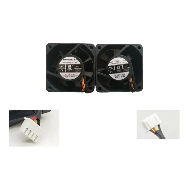 Fan Cooler Ventilador 60mm X 25mm 12v Dc 6cm 6025 Efc-06e12d