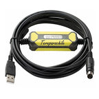 Cable Usb Rs422 Plc Melsec Mitsubishi Fx Series Usb-sc09-fx Negro Con Módulo Amarillo