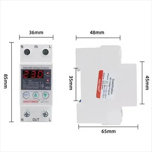 Relé De Protección Sobre Y Bajo Voltaje -red Ac - 40a
