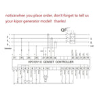 Modulo Controlador De Generador Diesel Kp310 V1.0 Genset Led