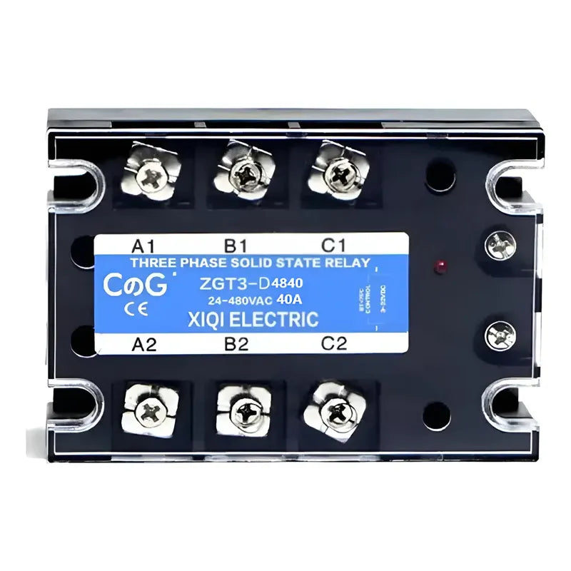 Rele Trifasico Ssr Estado Solido 24-480vac 220v 40a 3-32vdc