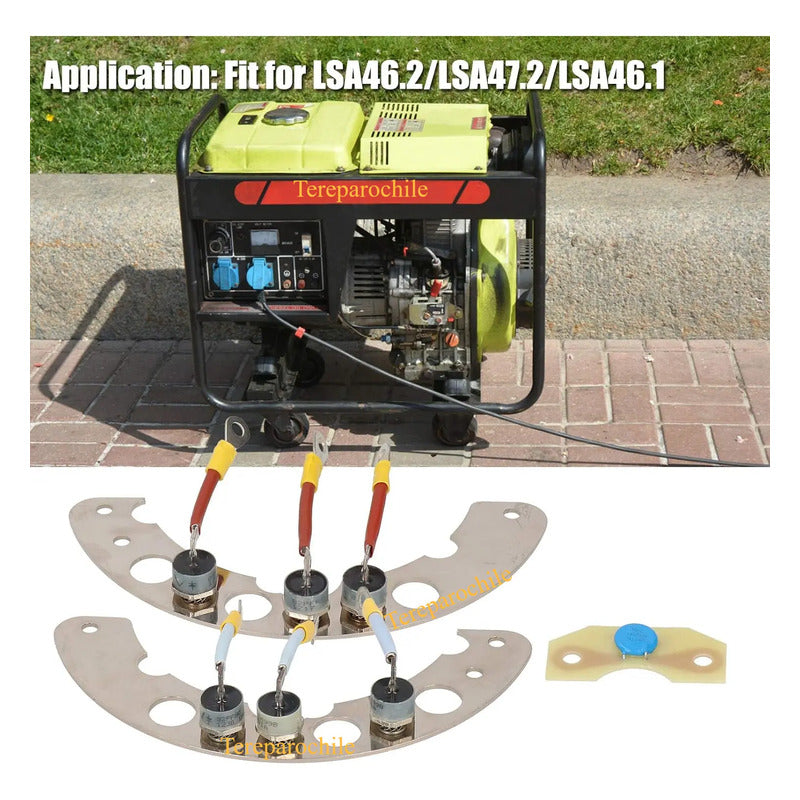 Kit Diodos Varistor Para Leroy Somer Lsa46.1 82pfr80 82pf80