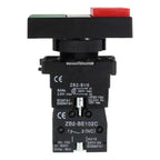 Boton Pulsador Doble Partir/parar 22mm Con Luz 1nc 1no Verde Y Rojo