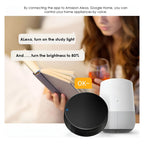 Control Remoto Inteligente Wifi Compatible Alexa Google Tuya Negro