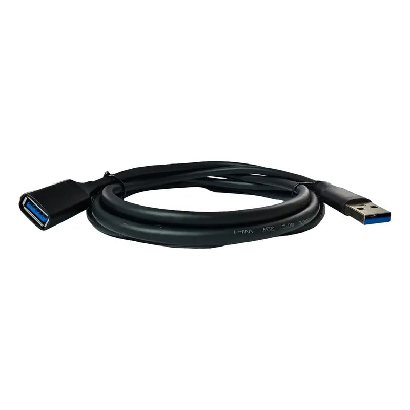 Cable Extensión Alargador Usb A Macho Hembra 2 Mt Usb 3.0 Negro
