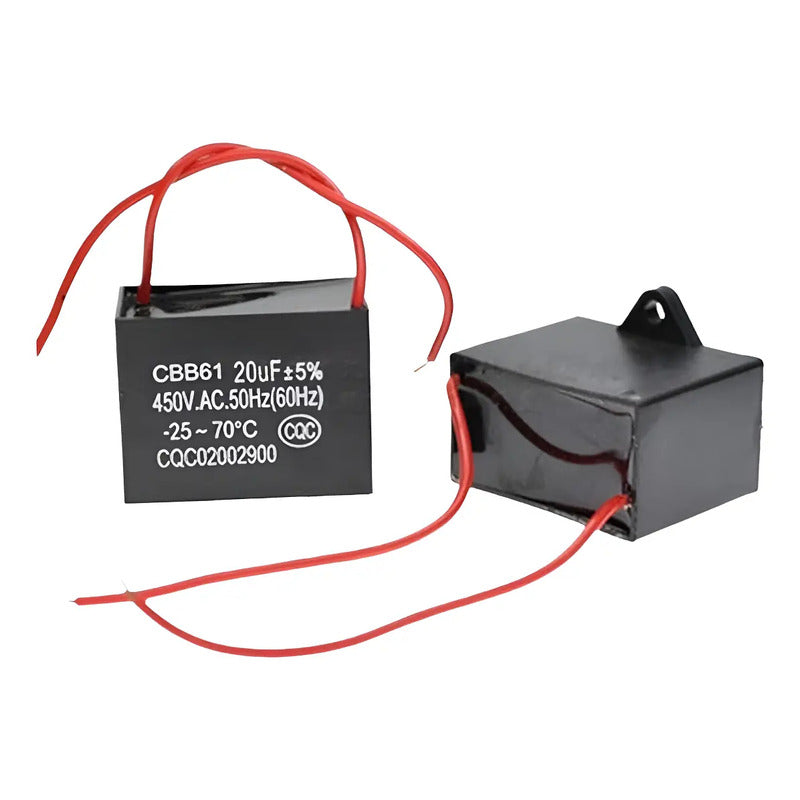 Capacitor Condensador Cbb61 20uf 450vac 20 Uf