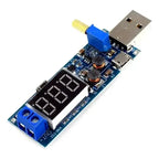 Fuente Ajustable Con Voltimetro Step Up Down Usb Dc-dc Lcd