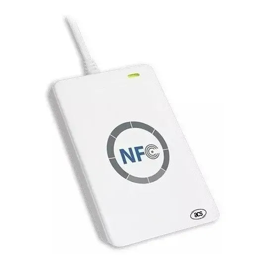 Lector De Códigos De Barras Acr Acr122u Fijo Nfc Usb Blanco