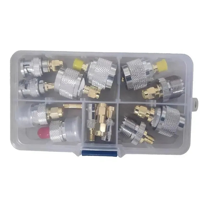 Set 14 Adaptadores Conectores Wifi Antena Rf Sma Bnc Pl259