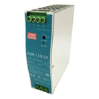 Fuente De Poder Riel Din 24vdc Mean Well Edr-120-24 120w 5a