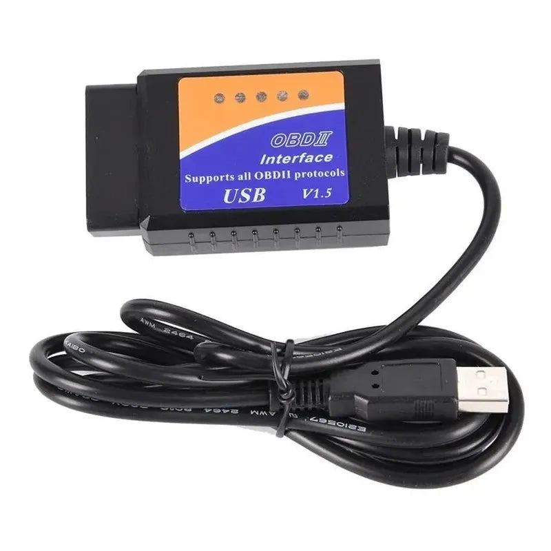 Scanner Elm327 Obd2 Obdii Usb Odbii Escaner Auto Nueva  V1.5