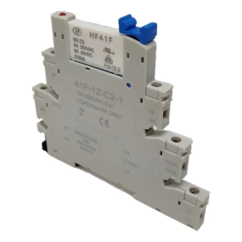 Rele Interface Plano Slim 220v Ac/dc Riel Din