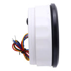 Tacometro Universal Motor Rpm X100 Con Horometro 12v 24v Negro