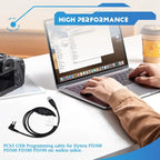 Cable De Programación Usb Pc63 Para Pd500 Pd506 Pd560 Pd58 Negro