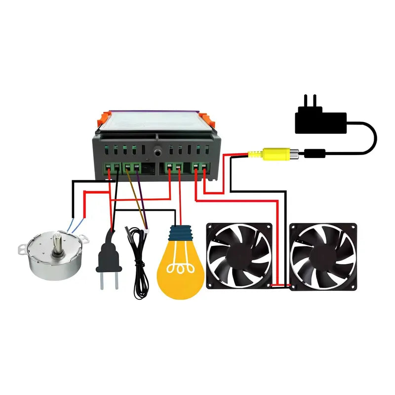 Control De Temperatura Termostato Digital Stc-1000 220v Ac