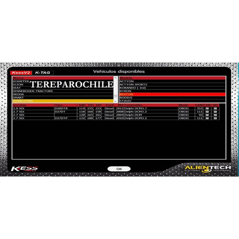 Software Programa Kess 2.53 Token Libre + Regalo Inmo-pinout