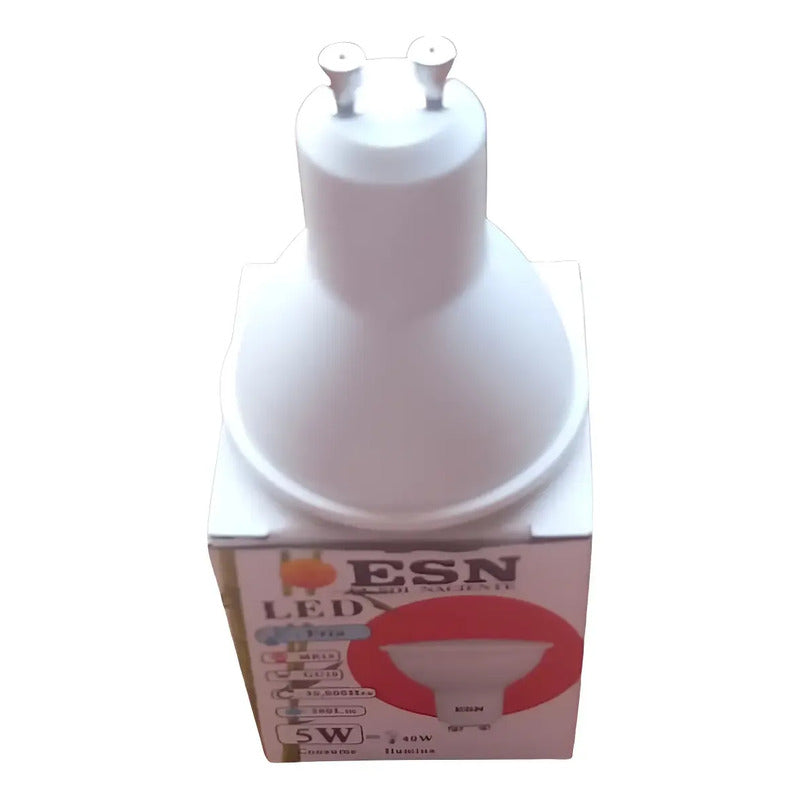 Ampolleta Led Gu10 5w Luz Fría 6500k 380lm Blanco Frío