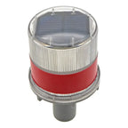 Baliza Solar Roja Luz Advertencia Led Interperie Vial Flash