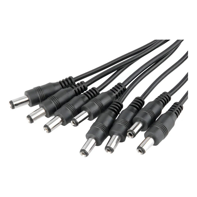 Splitter Alimentación 1x8 Tereparochile Pulpo Cable Cctv Cámaras 5.5mm