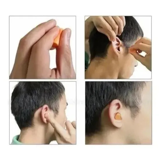 Pack 160 Tapones Protectores Auditivos Oído 3m Naranja