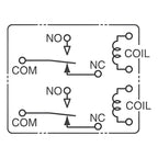 Relé Relay 12v Act512 Relay Doble 1p2p 20