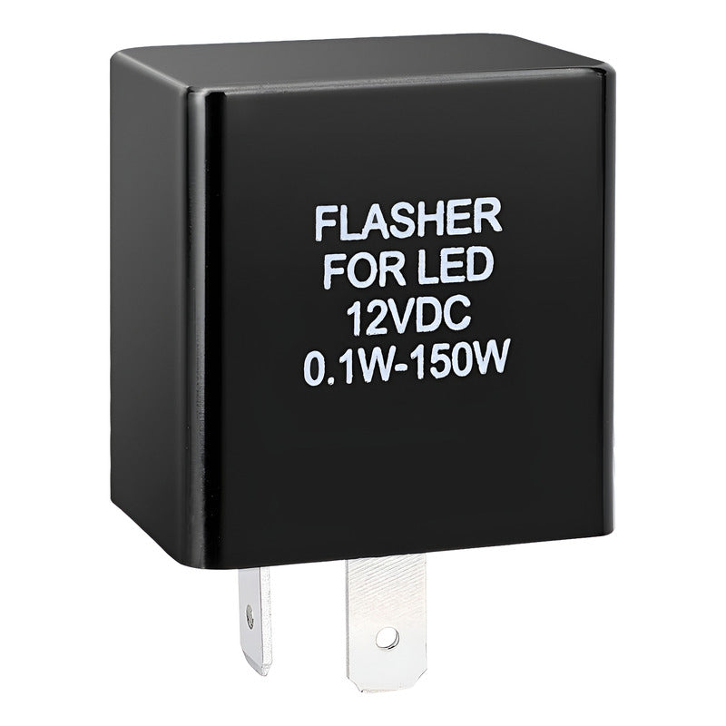 Rele Luz Led Flasher Intermitente 12v 0.1w A 150w 2 Pin Moto