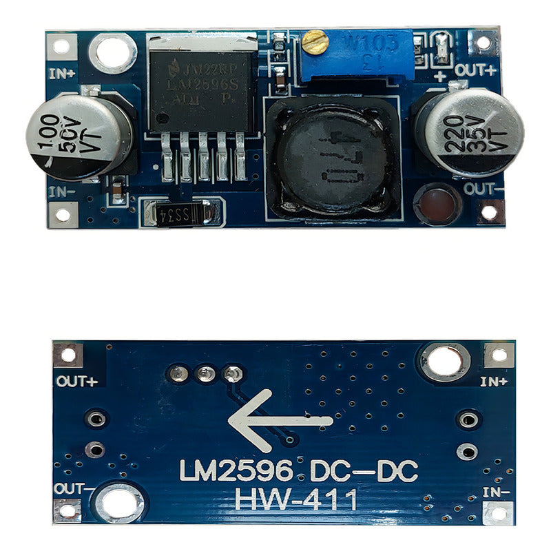 Mini Modulo Regulador Voltaje Dc-dc Lm2596 Step Down 1.3-35v