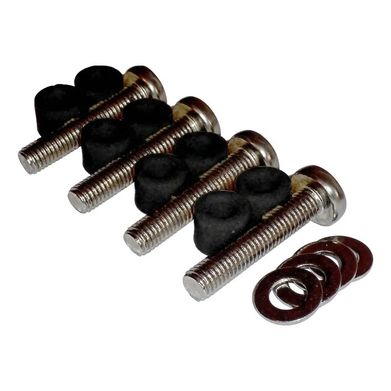 Set Tornillos Vesa Universal Montaje Tv Soporte Pared Surtid Plateado Y Negro