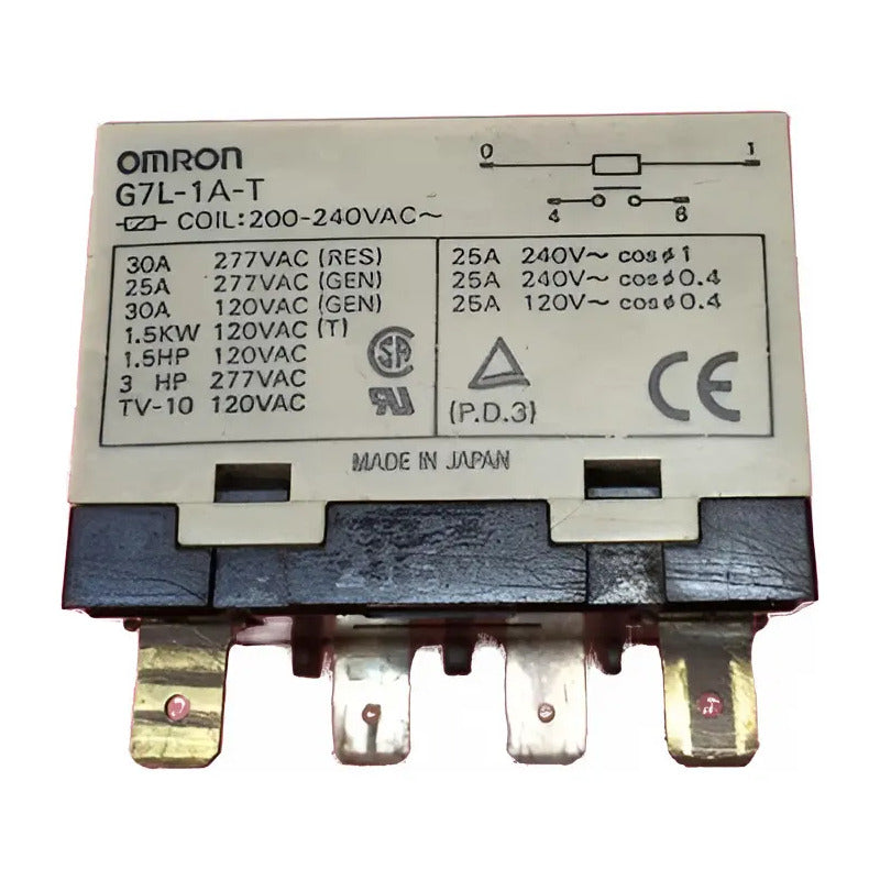 Relé Potencia Relay G7l-1a-t Dpst Bobina 200- 240 V 3hp 220v