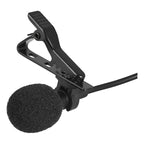 Micrófono Condensador Lavalier Solapa Para Celulares Tab Pc Negro