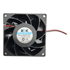 Ventilador Fan Cooler Bdh8038s 24v 80x38mm 2 Pines 8038 Negro