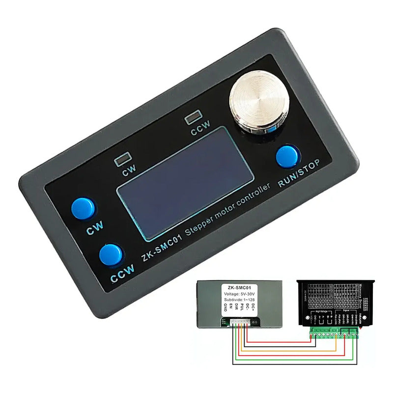Controlador Motor Paso A Paso Digital Con Pantalla Lcd
