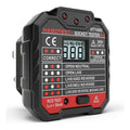 Probador De Diferencial Y Enchufes Tester 48-250v Lcd 220vac