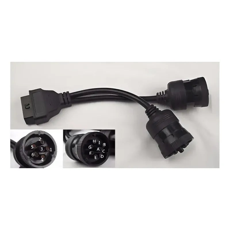 Adaptador Obdii 16 Pin 9 Pin 6 Pin Para Camiones J1939 J1708